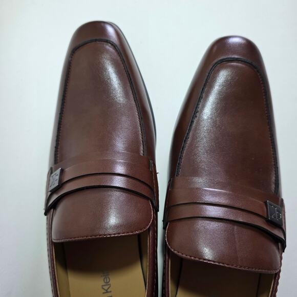 Calvin Klein Men’s Brown Slip-On Dress Shoes — Size 9.5 (New) main image 4